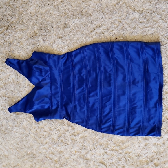 Royal blue dress size 6 - Picture 1 of 3